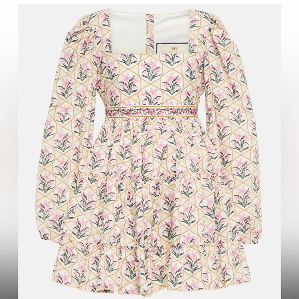Agua by Agua Bendita Avena Orquidea Poplin Dress